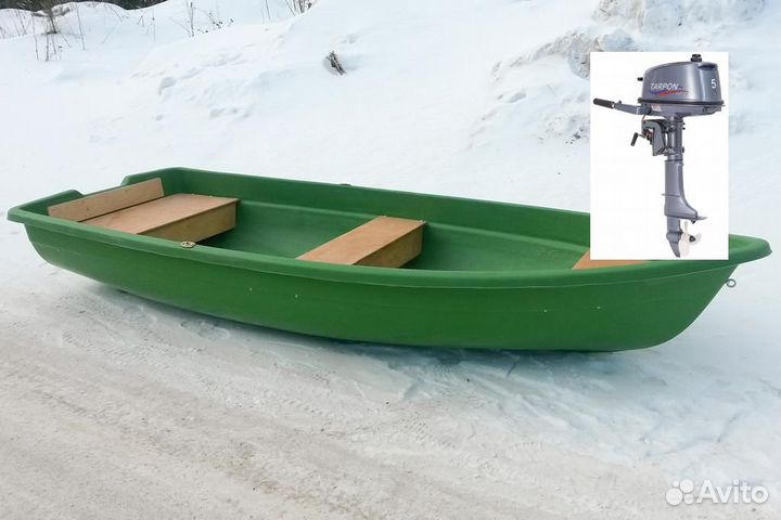 Лодка с мотором Виза Тортилла - 4 Эко Tarpon T 5S