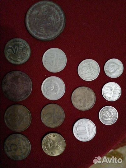 Монеты разные