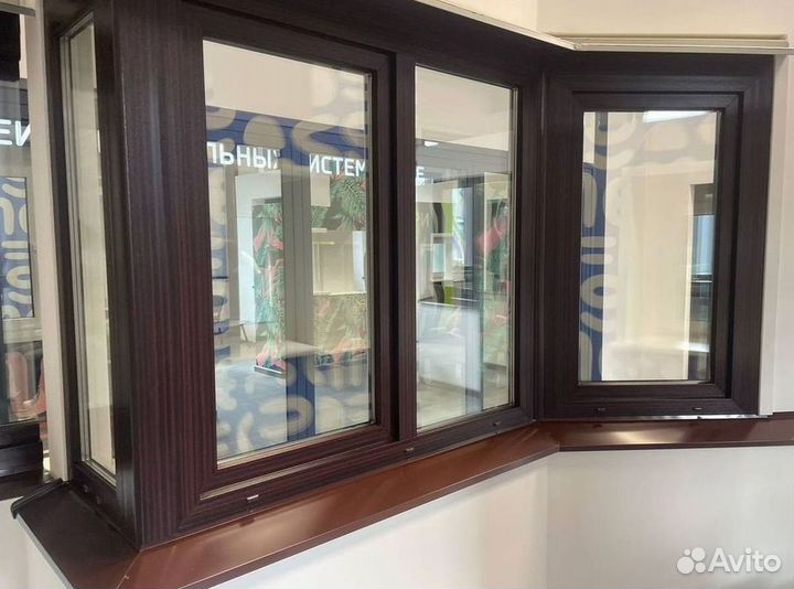 Окна пластиковые с установкой под заказ KBE