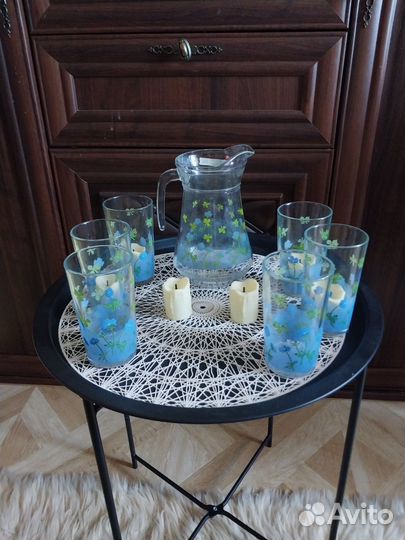 Кружки,кувшин, бокалы