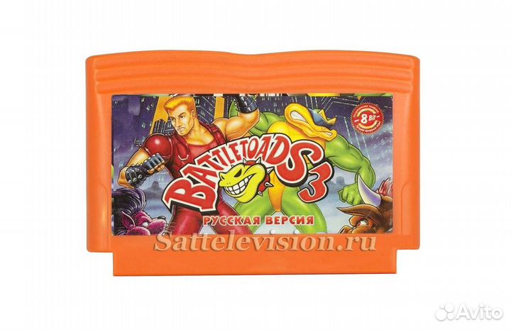 Картридж Dendy battle toads 3