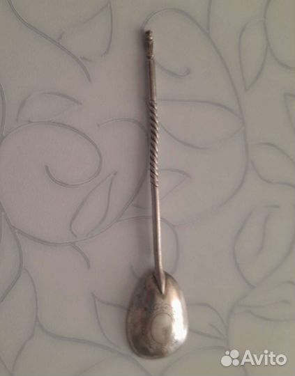 Ложка десерта серебряная 875