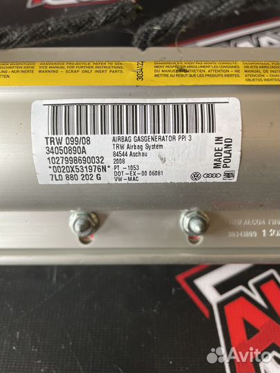 Подушка безопасности пассажира Volkswagen Touareg