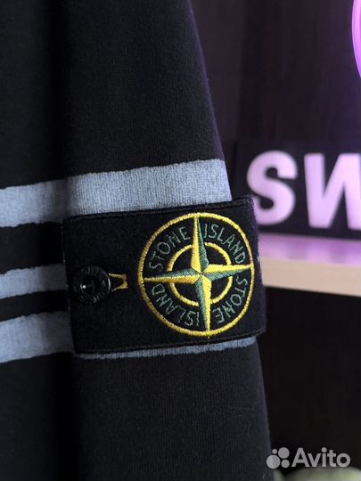Худи Stone island x Supreme Warp Stripe FW2020