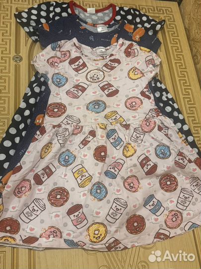 Платья хлопок в садик