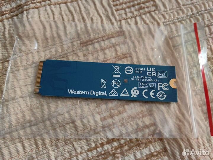 Ssd m2 nvme WD 256gb