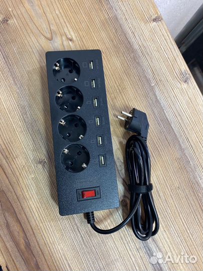 Сетевой фильтр с usb новый в коробке