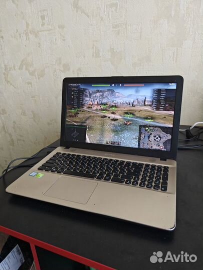 Мощный игровой ноутбук 16Gb ddr4 Танки Видеообзор