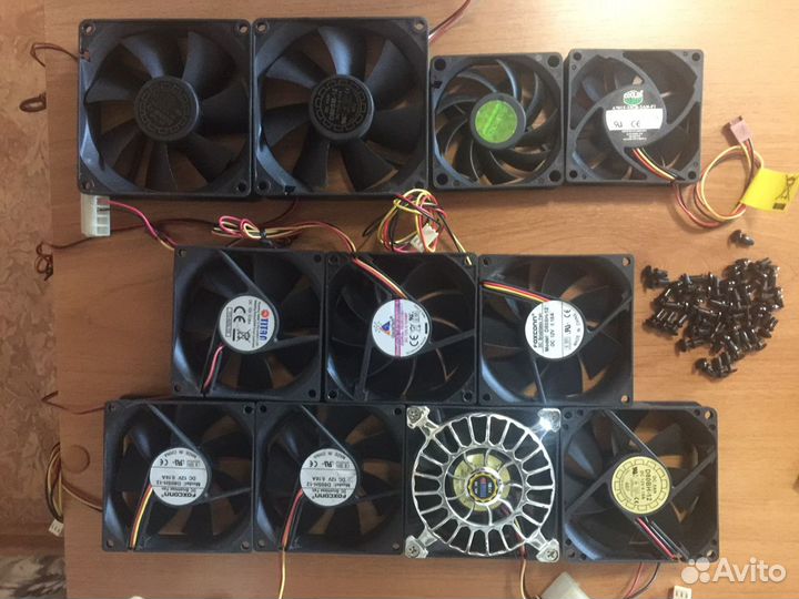 Вентеляторы для пк и шлейф SATA