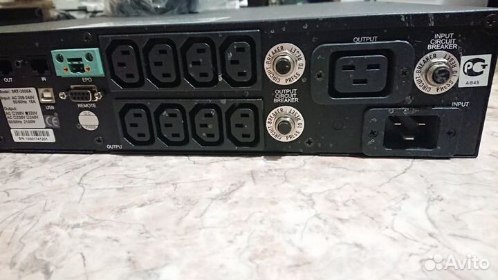 Ибп (бесперебойник) Powercom smart RT SRT-3000A