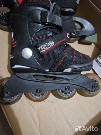 Роликовые коньки детские раздвижные