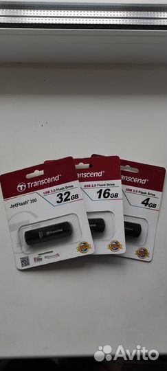 Флэш носители transcend JetFlash350 32Гб
