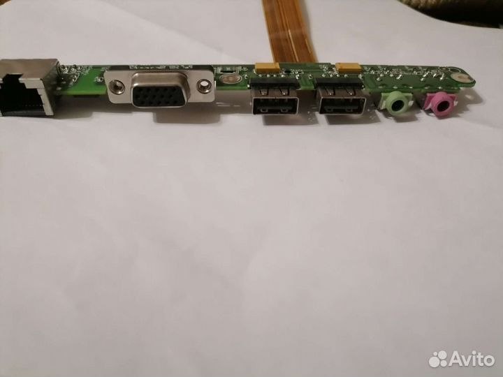 Доп. плата USB Audio VGA LAN с шлейфом U116 I0 VER