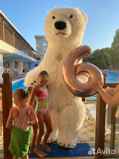 Большой Белый Мишка /Чебурашка / Ростовая кукла