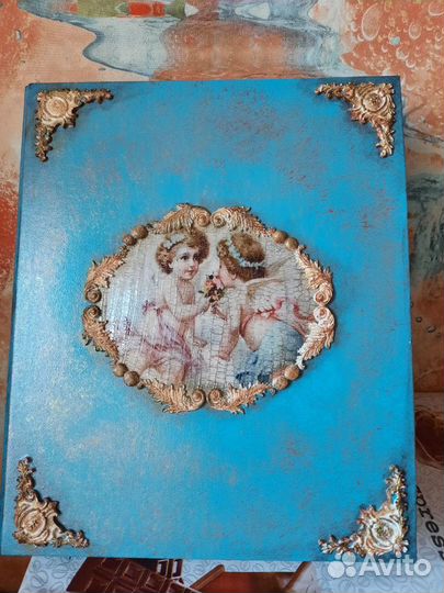 Сувенир, папка декоративная, ручная работ интерьер