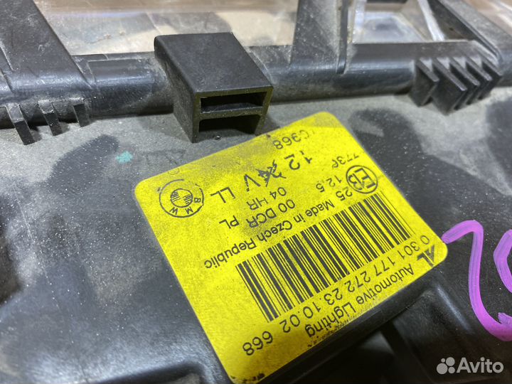 Фара передняя правая BMW E46 седан, рест 142552