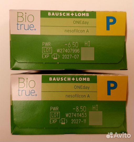 Линзы контактные Bio true Presbyopia -6.5, -8.5