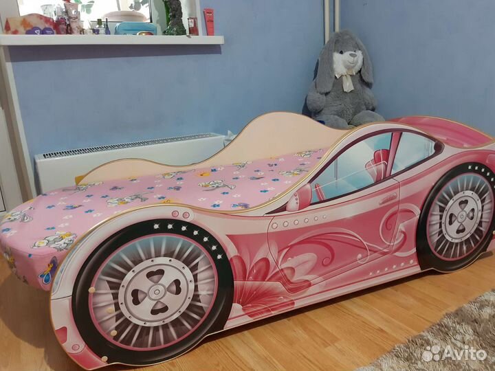 Новая Кровать машина для девочки