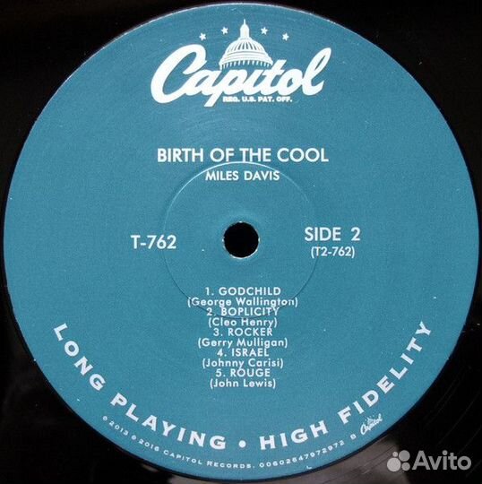 Виниловая пластинка Davis, Miles, Birth Of The Coo