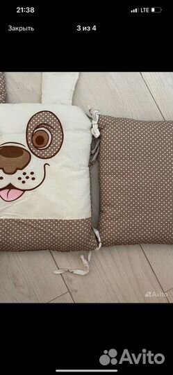 Бортики для детской кроватки