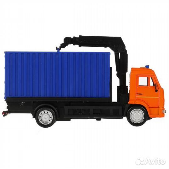 Машина Технопарк металл каmaz Контейнеровоз 15,5 с