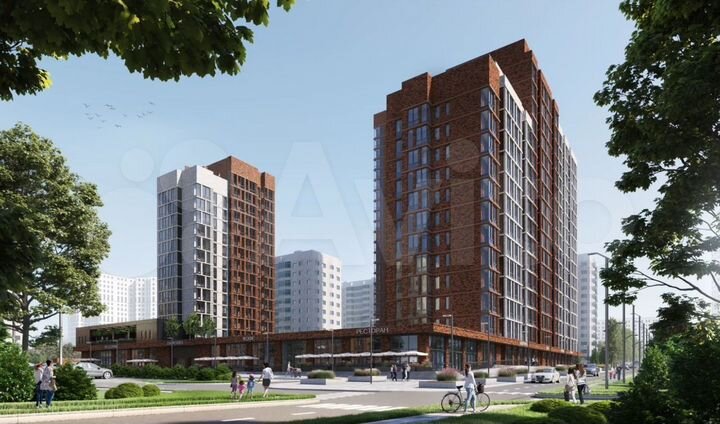 2-к. квартира, 42,4 м², 5/16 эт.