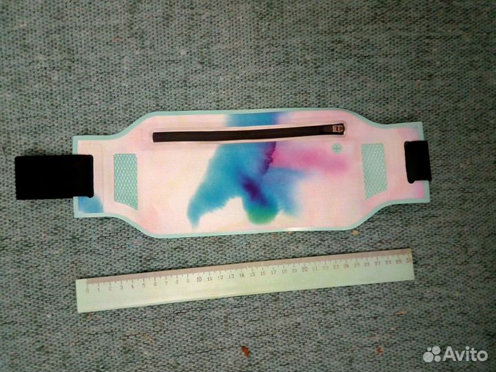 Сумка на пояс плоская водонепроницаемая Лайкра