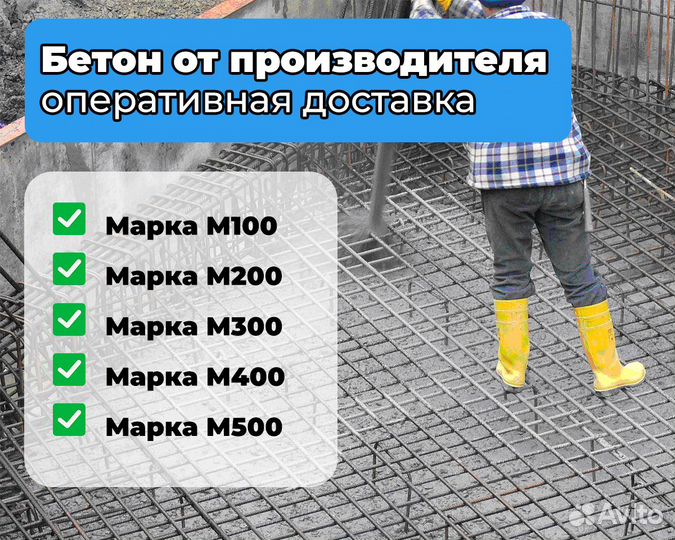 Бетон. Любые объемы
