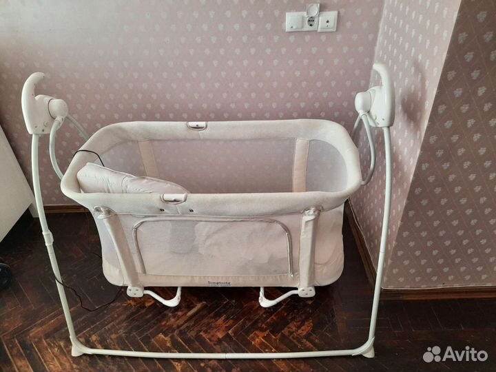 Детская кроватка качалка 4 в 1 Simplicity auto
