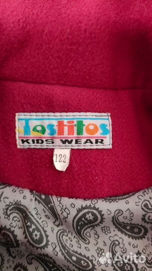 Пальто для девочки 122