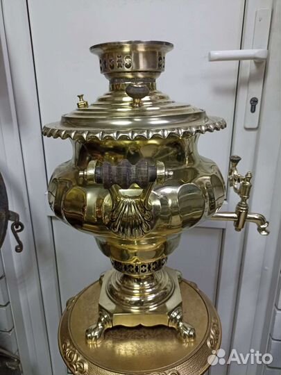 Самовар на дровах старинный