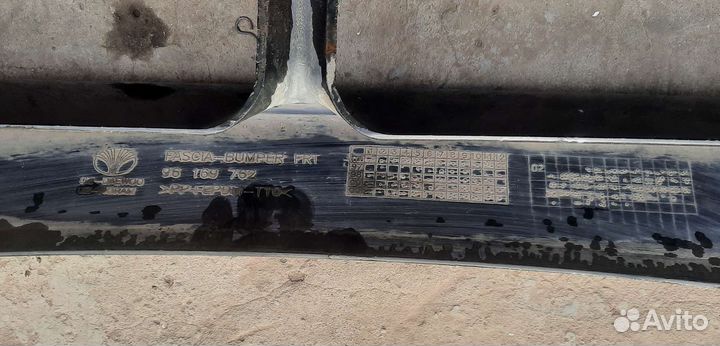 Передний бампер на дэу нексия n100 оригинал