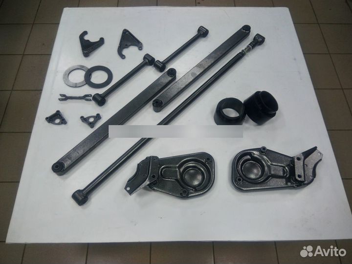 Лифт комплект подвески +50мм на Нива 2121, 21213