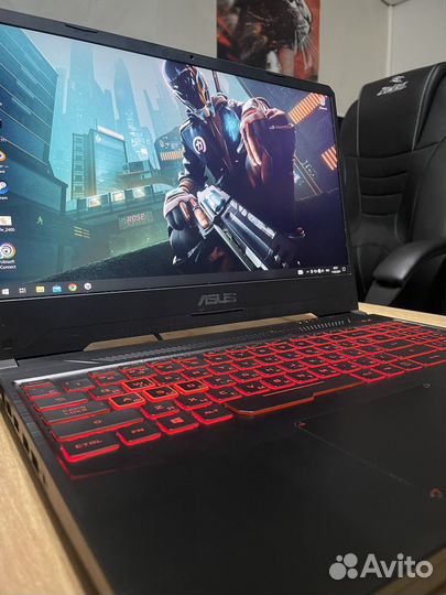Игровой ноутбук asus fx505dy-bq