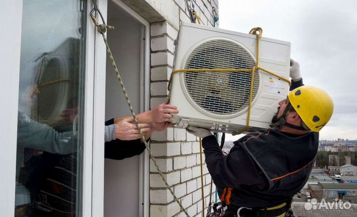 Установка монтаж кондиционеров