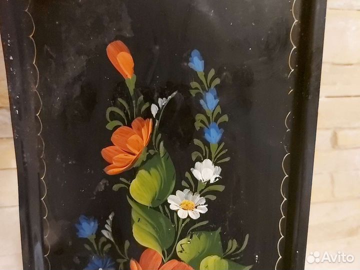 Поднос металлический СССР