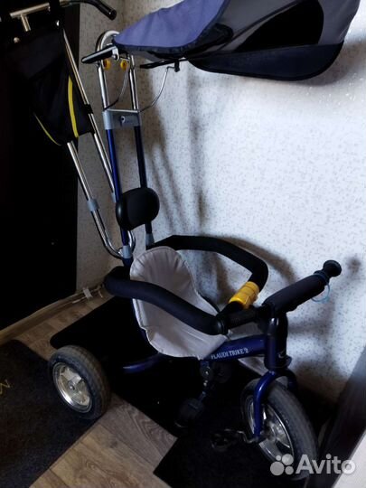 Велосипед с родительской ручкой