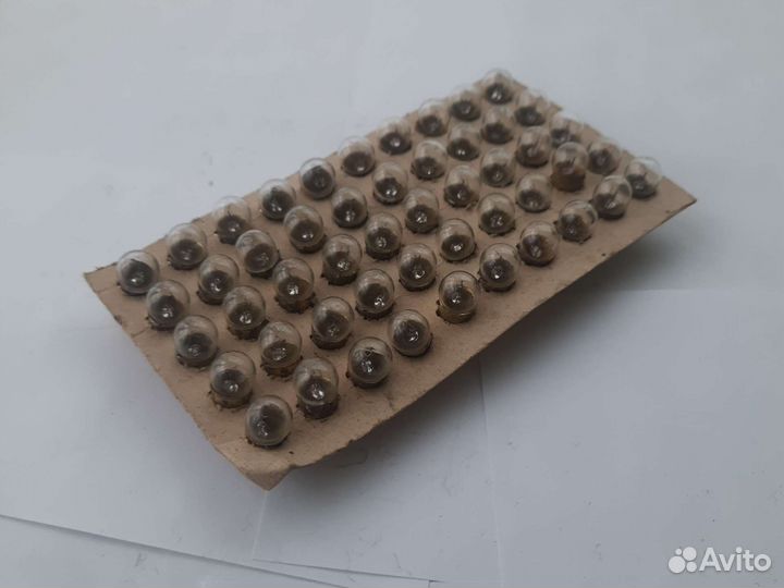 Лампочки СССР 50шт приборные 13.5 вольт 0.16 ампер