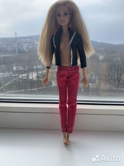 Шарнирная кукла barbie с живыми ресницами