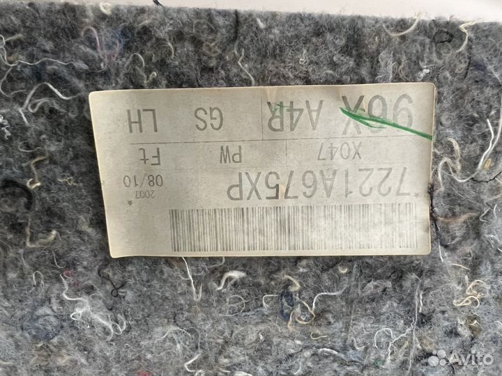 Дверная карта Mitsubishi lancer 10 передняя левая