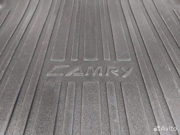 Коврик багажника Toyota Camry 50 Резиновый Мягкий