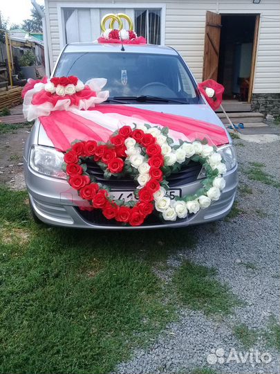 Свадебные украшения на машину