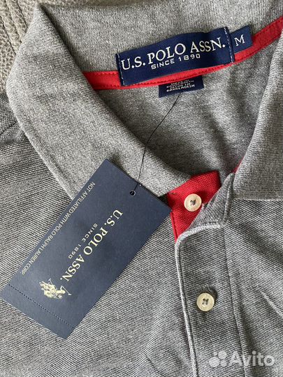 Мужская футболка-поло с логотипом U.S. polo assn