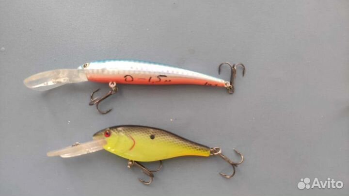 Воблеры для троллинга Rapala, kutbert, avis