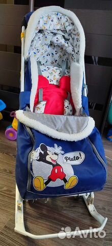 Детские санки коляска бу