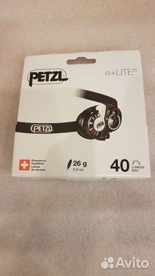 Фонарь petzl e+lite (40 лм)