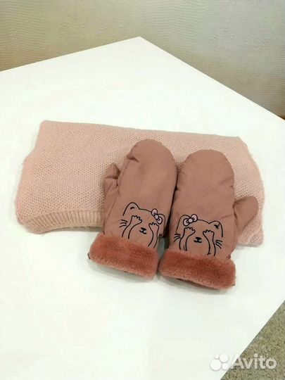 Шапка зимняя женская вязанная с мехом