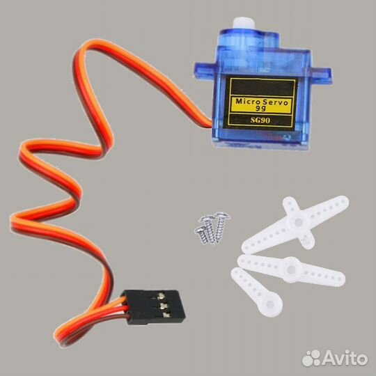 Сервопривод SG90, MG90S