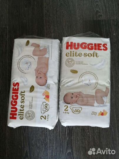 Подгузники Huggies Elite Soft 2 (50)