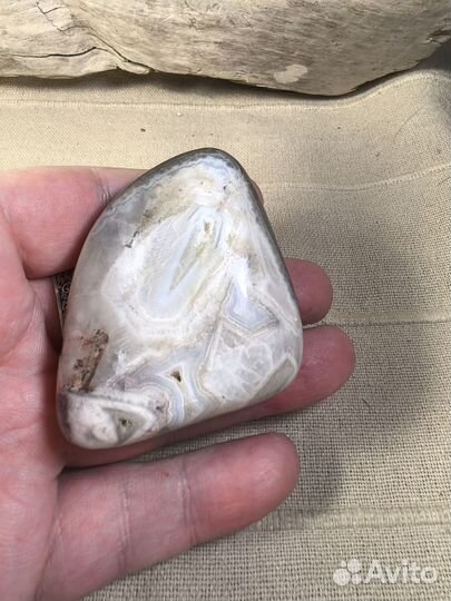 Крейзи Агат чёрный 130гр. Минералы, камни